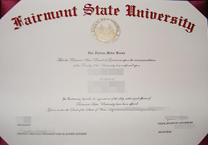 Fairmont State University degree-1