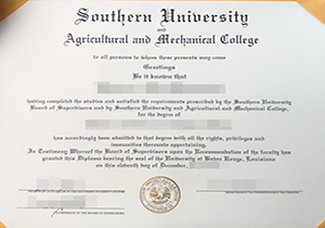 Southern University and Agricultural and Mechanical College diploma-1