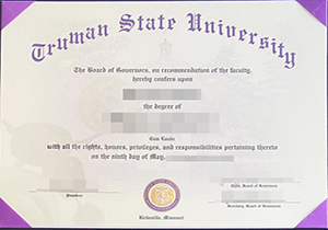 Truman State University degree-1
