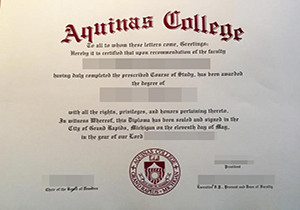 Aquinas College degree-1