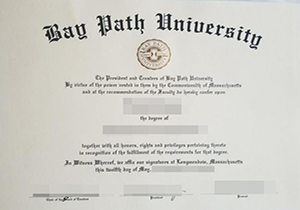 Bay Path University diploma-1