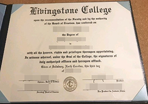 Livingstone College degree-1