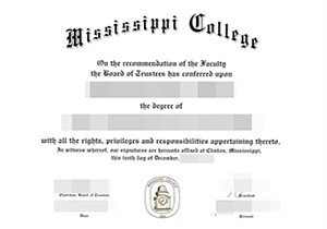 Mississippi College degree-1