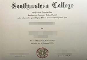 Southwestern College diploma-1