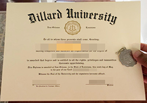 Dillard University diploma-1