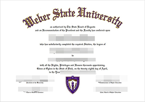 Weber State University degree-1