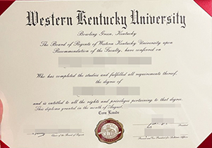 Western Kentucky University diploma-1