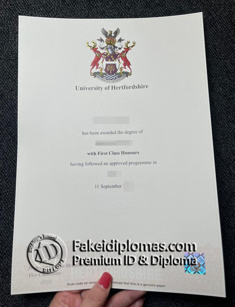 University of Hertfordshire degree
