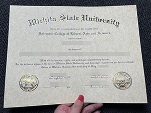 Wichita State University diploma copy