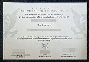 Girne American University diploma-1