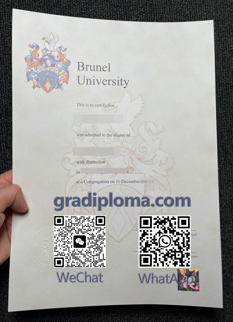 Brunel University diploma