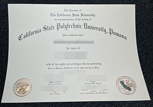 Cal Poly Pomona diploma-1