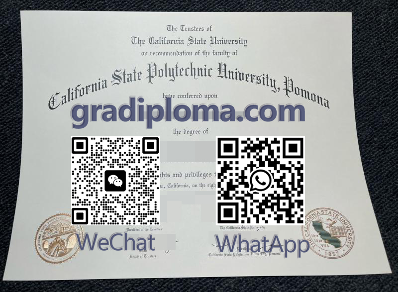 Cal Poly Pomona diploma