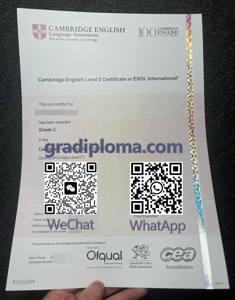 Cambridge English Level 2 Certificate