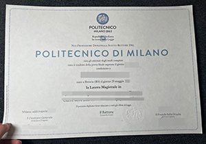 Politecnico di Milano diploma-1