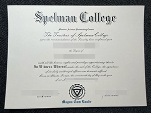 Spelman College diploma-1