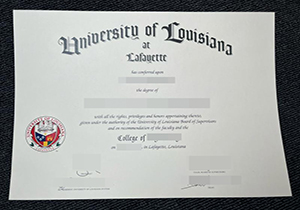UL Lafayette diploma-1