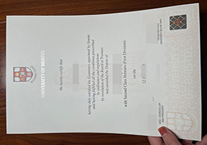 University of Bristol degree diploma-1