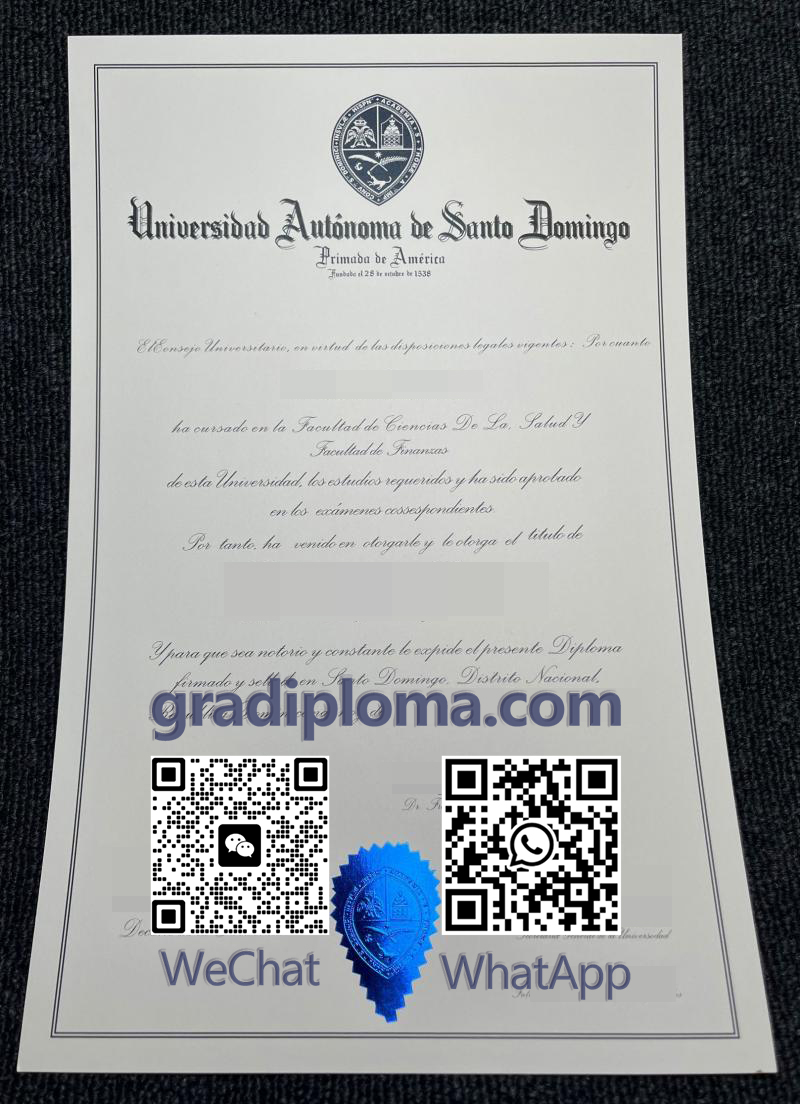 UASD diploma