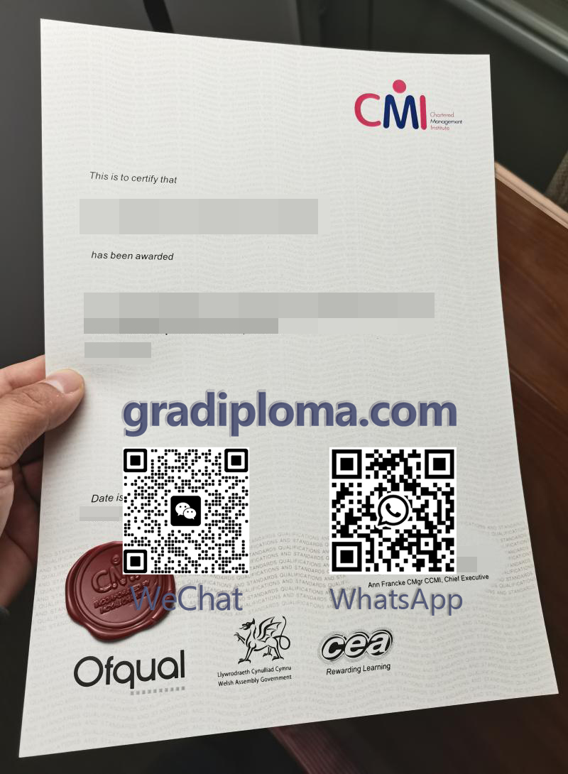 CMI Certificate