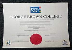George Brown College degree copy