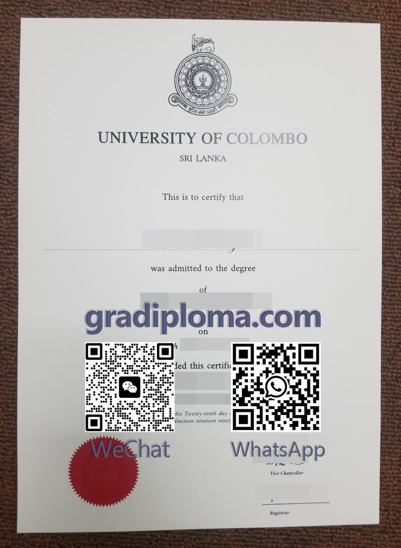 University of Colombo degree