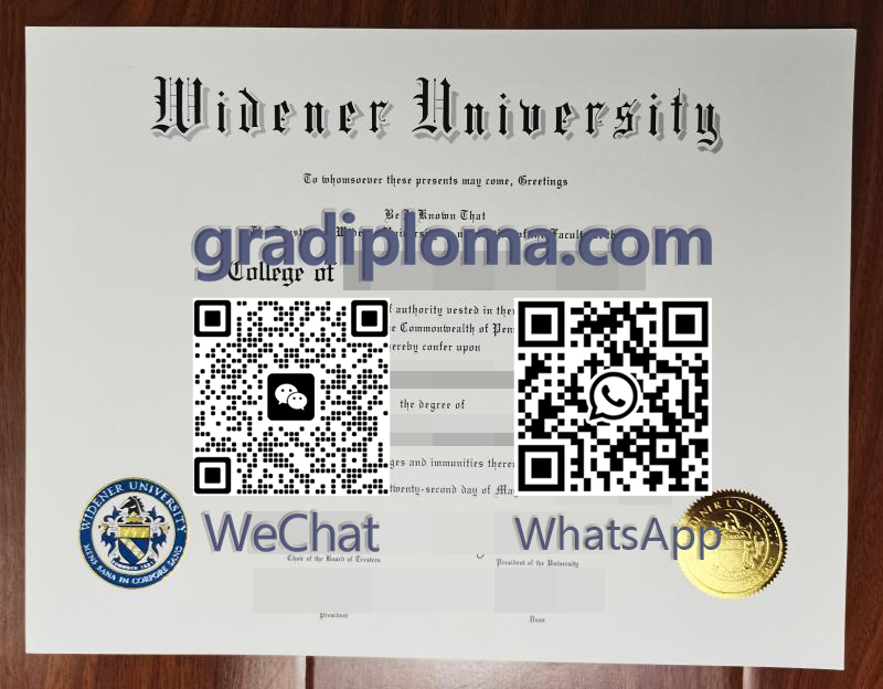 Widener University degree