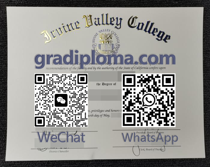 Irvine Valley College diploma