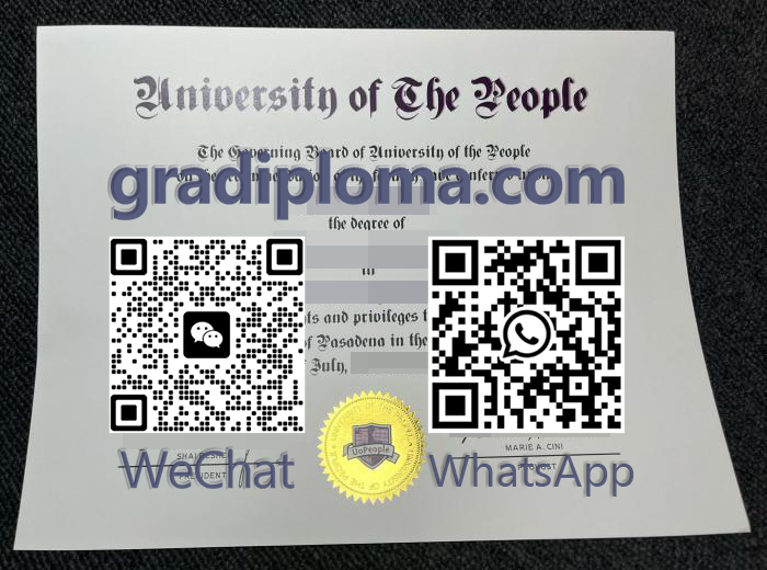 University of the People diploma