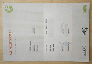 GOETHE-ZERTIFIKAT B2 Certificate-1