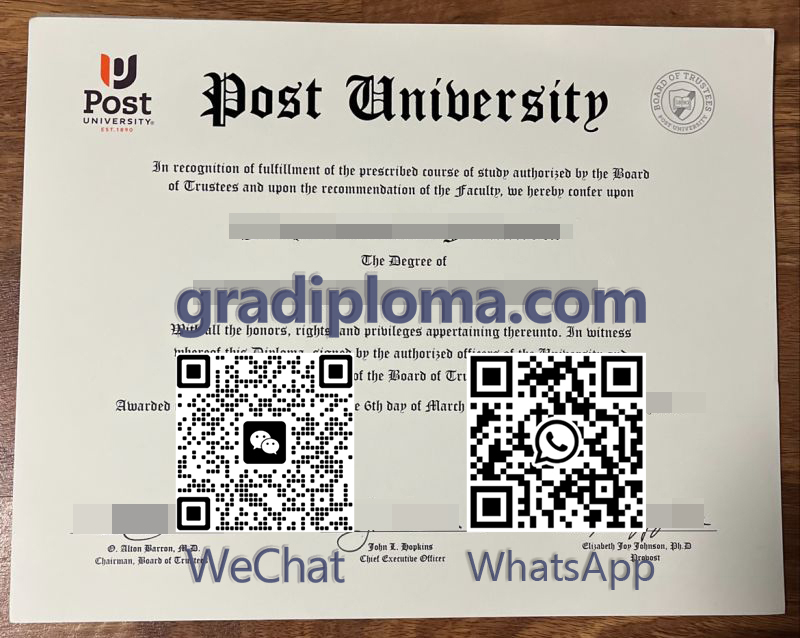 Post University degree