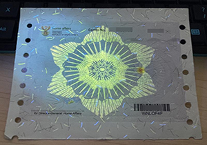 South Africa VISA-1