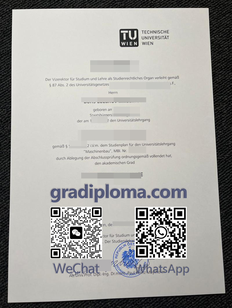 TU Wien degree