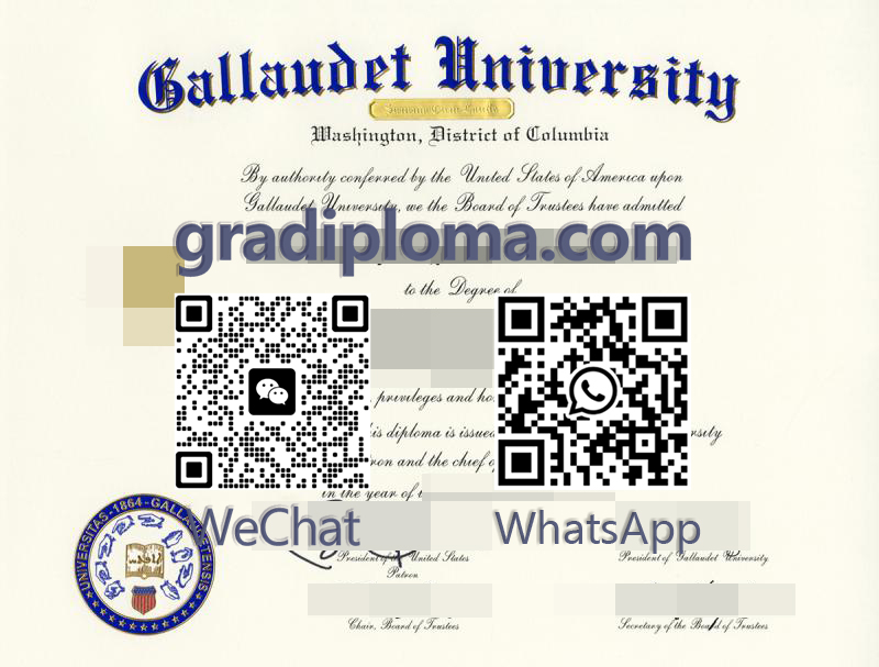 Gallaudet University degree