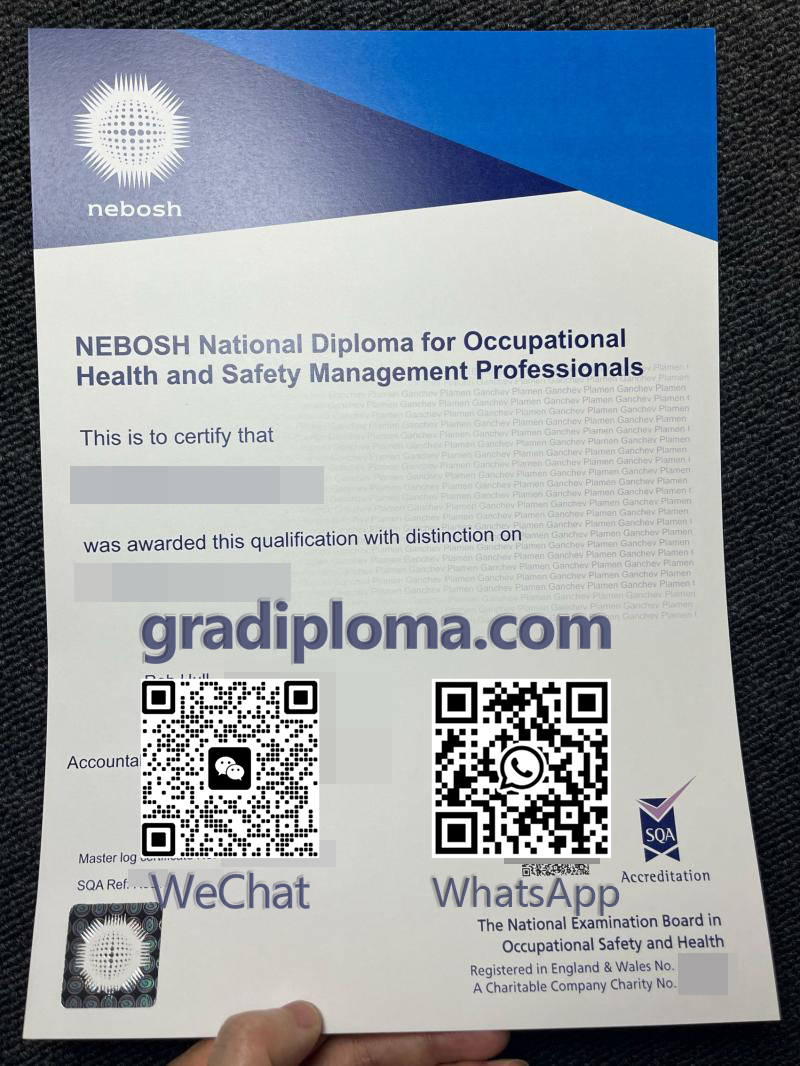 NEBOSH general certificate