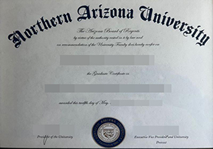 Northern Arizona University diploma-1