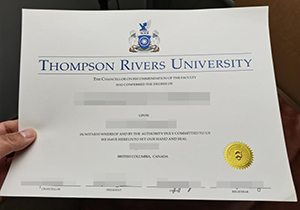 Thompson Rivers University diploma-1
