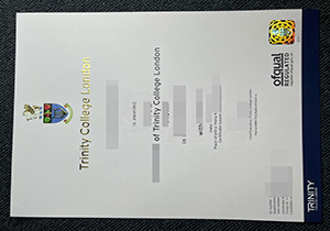 Trinity College London degree copy