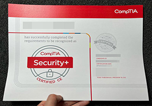 CompTIA Certificate-1