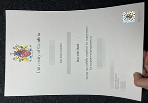 University of Cumbria diploma-1