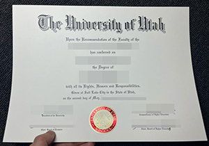 University of Utah diploma-1