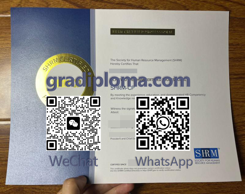 SHRM-CP Certificate