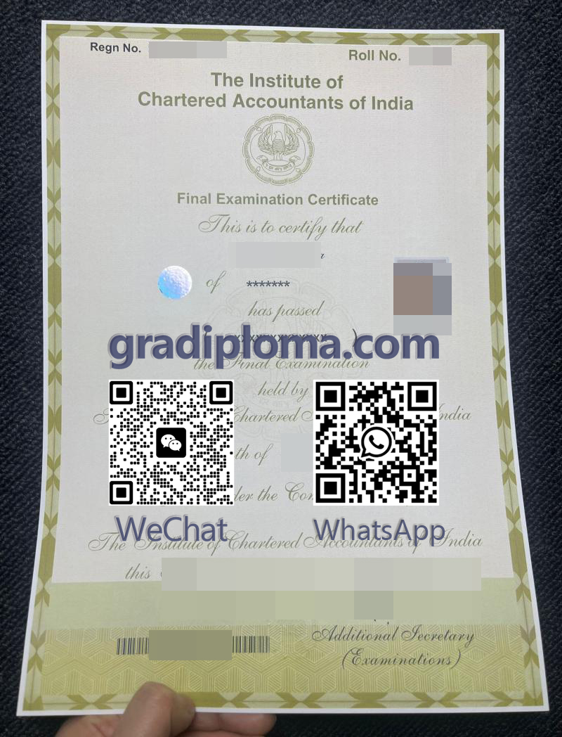 ICAI Certificate