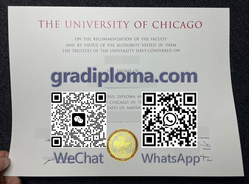 UChicago diploma