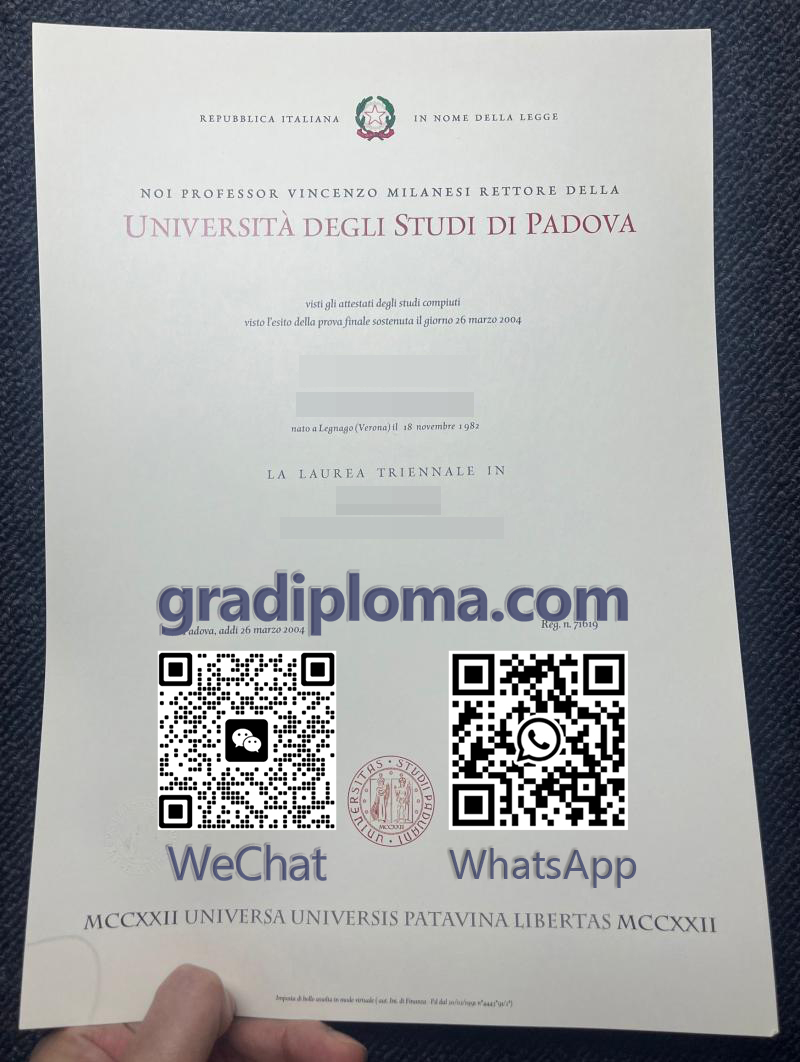 UniPd diploma