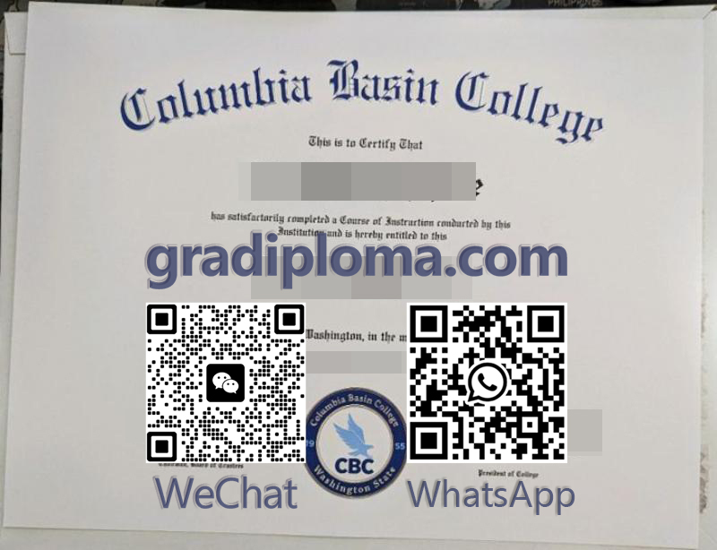 Columbia Basin College diploma