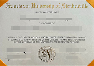 Franciscan University of Steubenville diploma-1