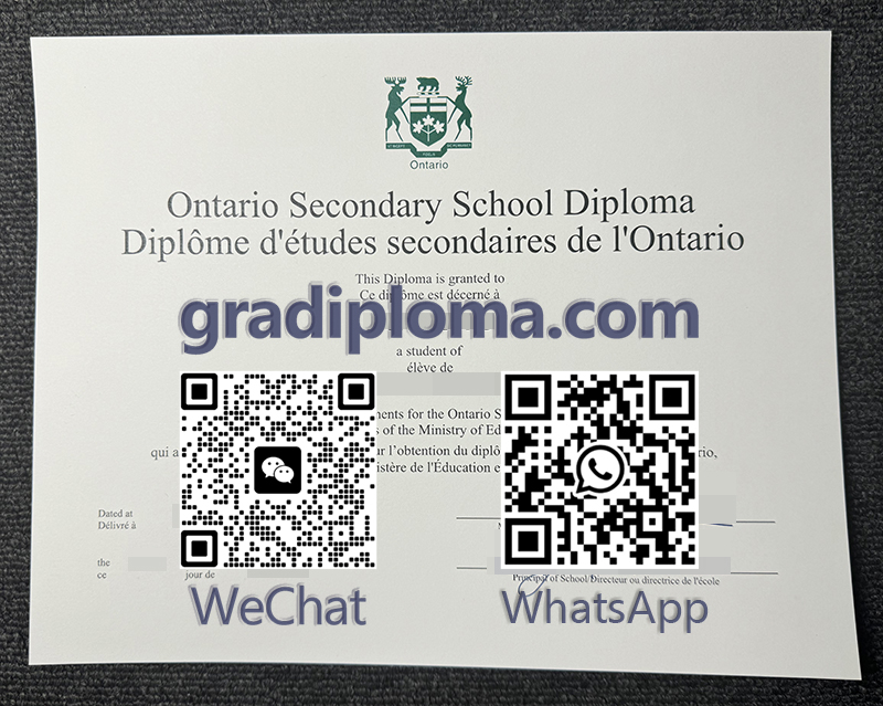 OSSD diploma