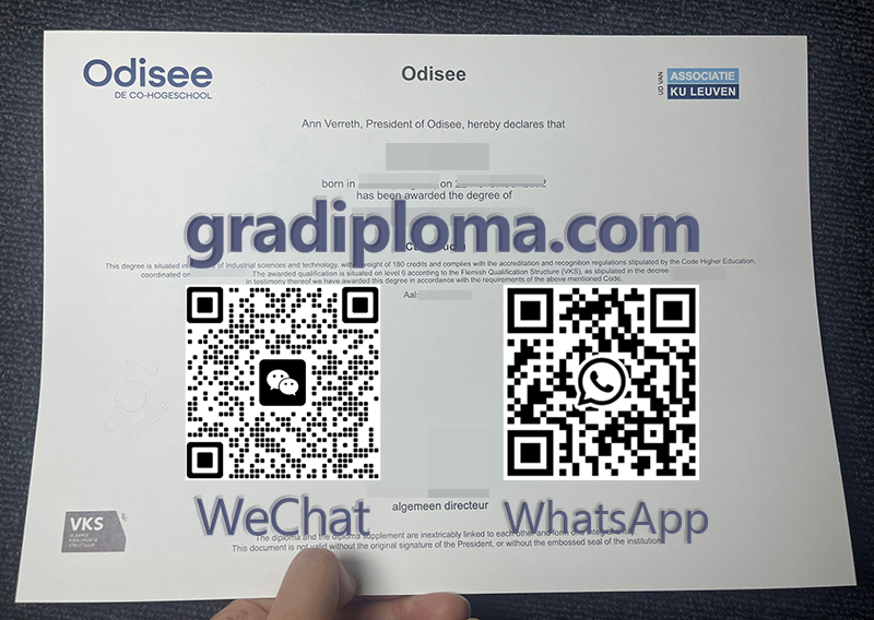 Odisee de co-hogeschool diploma