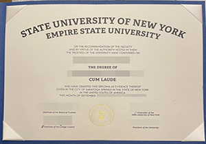 SUNY Empire State University diploma-1
